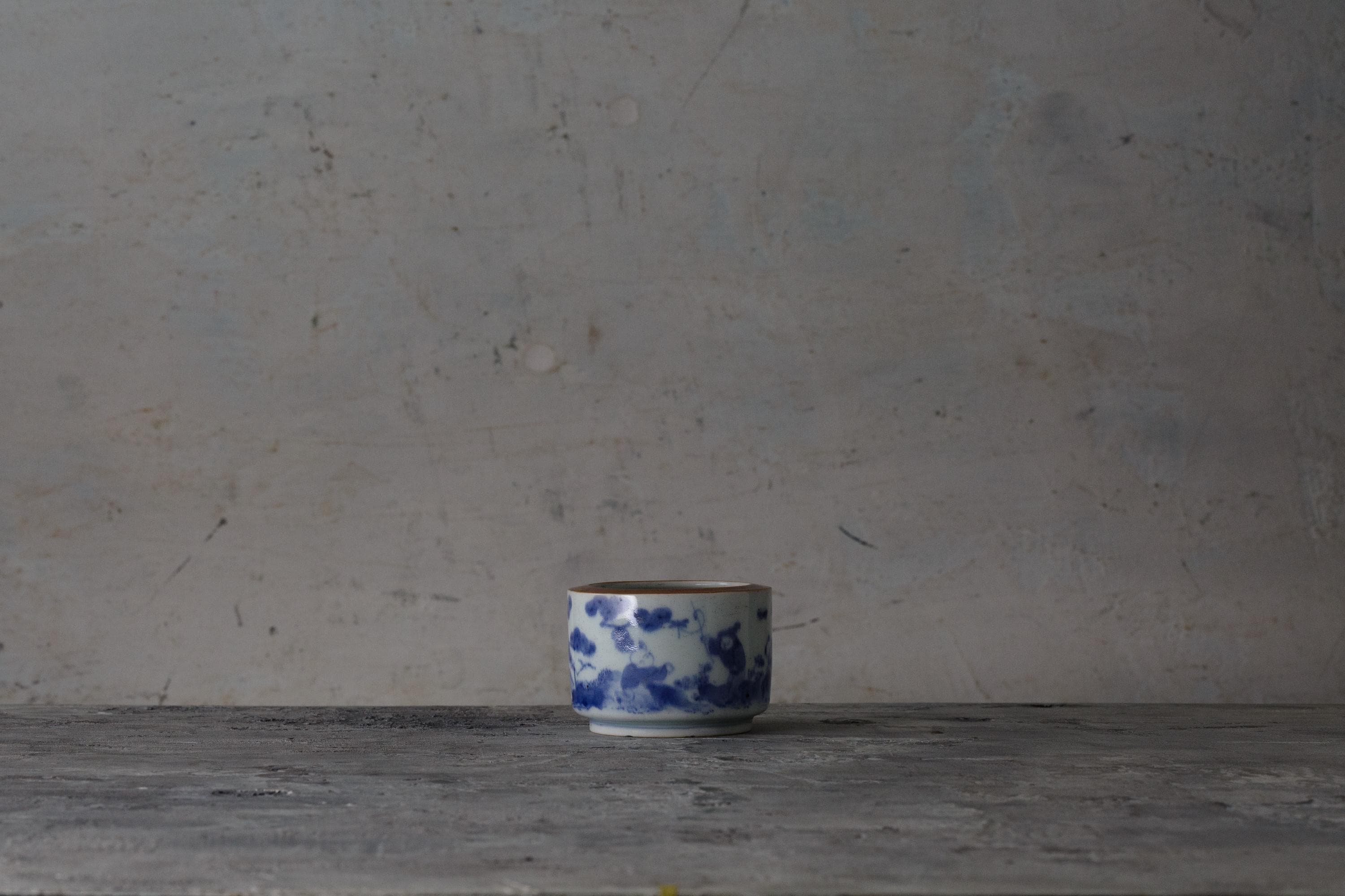 Japanese Blue and White Ceramic Hibachi - Etsy