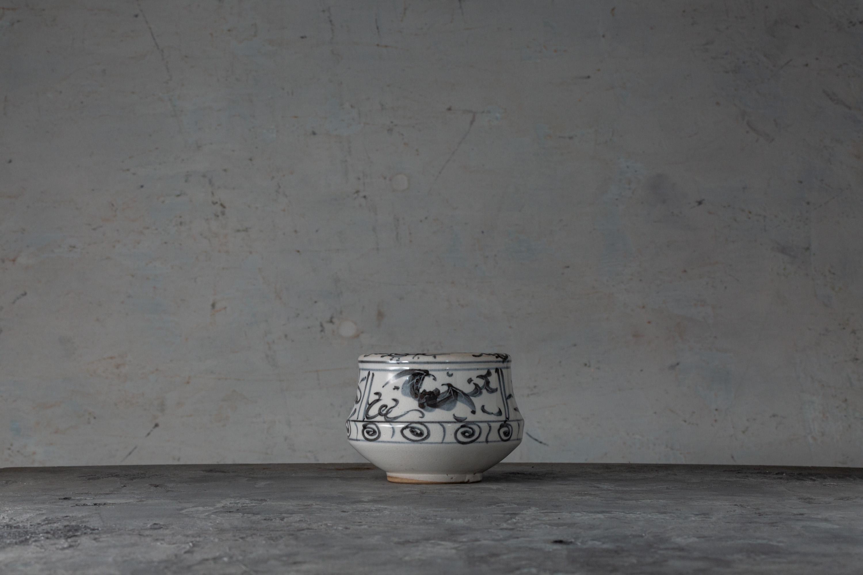 Japanese Blue and White Ceramic Hibachi - Etsy