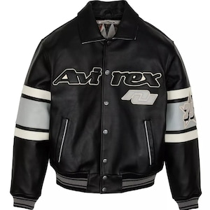 Blouson iconique édition AVIREX USA, blouson aviateur militaire, blouson aviateur pour homme, veste en cuir originale pour lui, cadeau pour lui