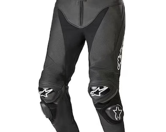 Alpinestars Leather Pant Alpinestar Genuine Cowhide Leather Pants Bikers Racing Leather Pant with CE Approved Protection