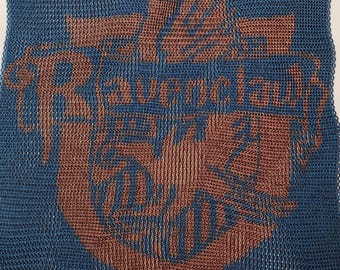 Escudo de la casa de cota de malla de Ravenclaw para colgar en la pared
