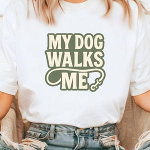Funny Dog Shirt, Bold Retro Pet Quote Tee, Leash Joke Design, Gift for Dog Owners, Minimal Humor Tee, Dog Lover Shirt, Dog Shirt Mom
