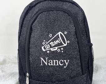 Personalised Glitter Embroidered Gym Bag – Sports and Yoga Bag, ideal for athletes, team gifts and training gear  BE