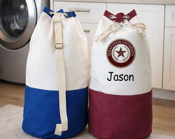 Personalized Laundry Bag – Custom [University/Team] Crest & Emblem Laundry Basket