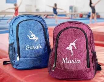Personalized Sparkle Backpack, Custom Name Kids School Bag, Team Sports Backpack, Everyday Daypack, Back to School Gift for Kids  BH