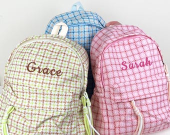 Personalized School Backpack, Custom Embroidered Name Backpack, Back to School Gift, Kids School Bag for Students