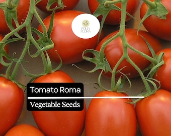 Roma Tomato Seeds 100mg | Heirloom, Non-GMO for Sauces