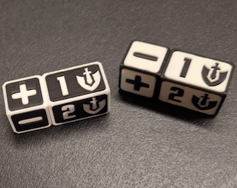 2 Pack - Riftbound Inspired Might Counters | 3D Printed PLA