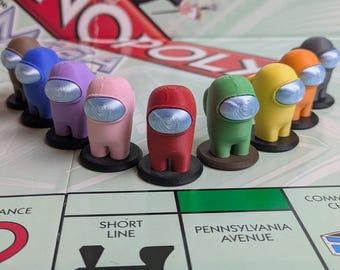 Fichas de juego inspiradas en Among Us - Edición SUS