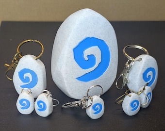 Hearthstone Decoration, Charms, Keychains, and Earrings: 3D Printed with PLA