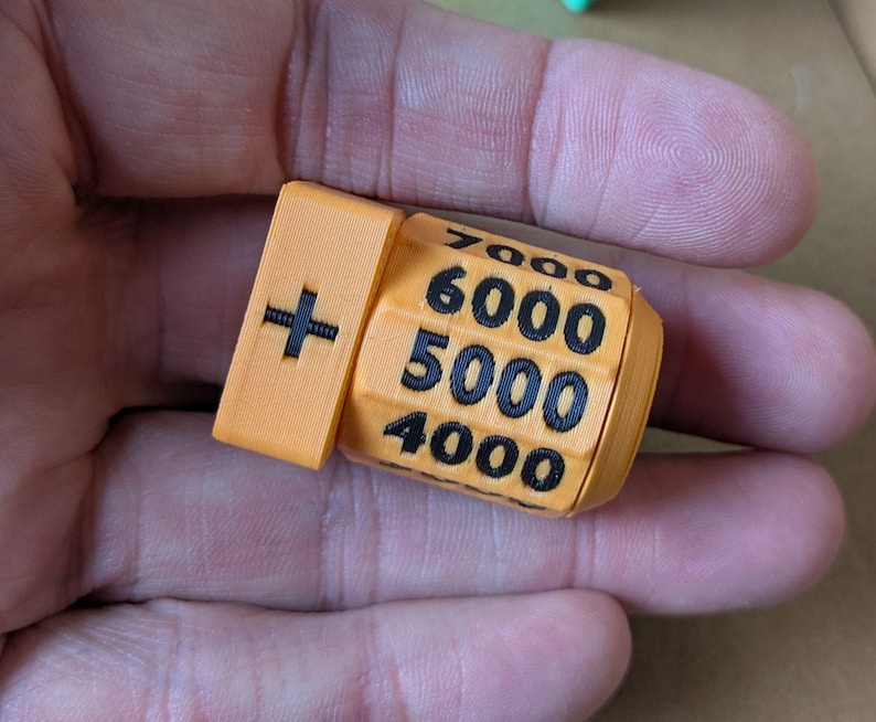 Attack Increase/Decrease Marker - Used for One Piece, YuGiOh, Dragonball, Gundam, Digimon, Union Arena, table top games and many more image 3