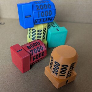 Attack Increase/Decrease Marker - Used for One Piece, YuGiOh, Dragonball, Gundam, Digimon, Union Arena, table top games and many more image 2