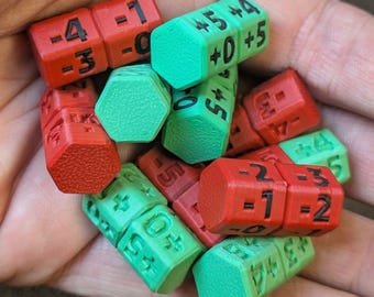 4 Pack - Buff Counters for TCG and CCG games | 3D Printed PLA