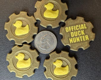 Duck Hunter Coin Double Sided for Duck Hide Game (10/25/50 Pack)