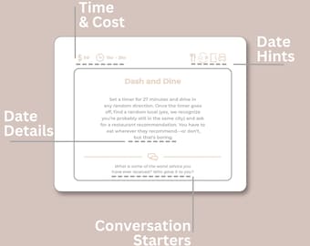 52 Scratch-Off Date Ideas and Conversation Starters – Romantic Christmas Gift for Couples, Boyfriend, Girlfriend, Him or Her, Date Night Box