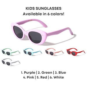 TIDEPOOL - KINDER Cat Eye Sonnenbrille Pastell Retro Oval Shades UV400 | Kleinkind Brille | Geburtstags-Gastgeschenk-Sommer-Mode-Accessoire