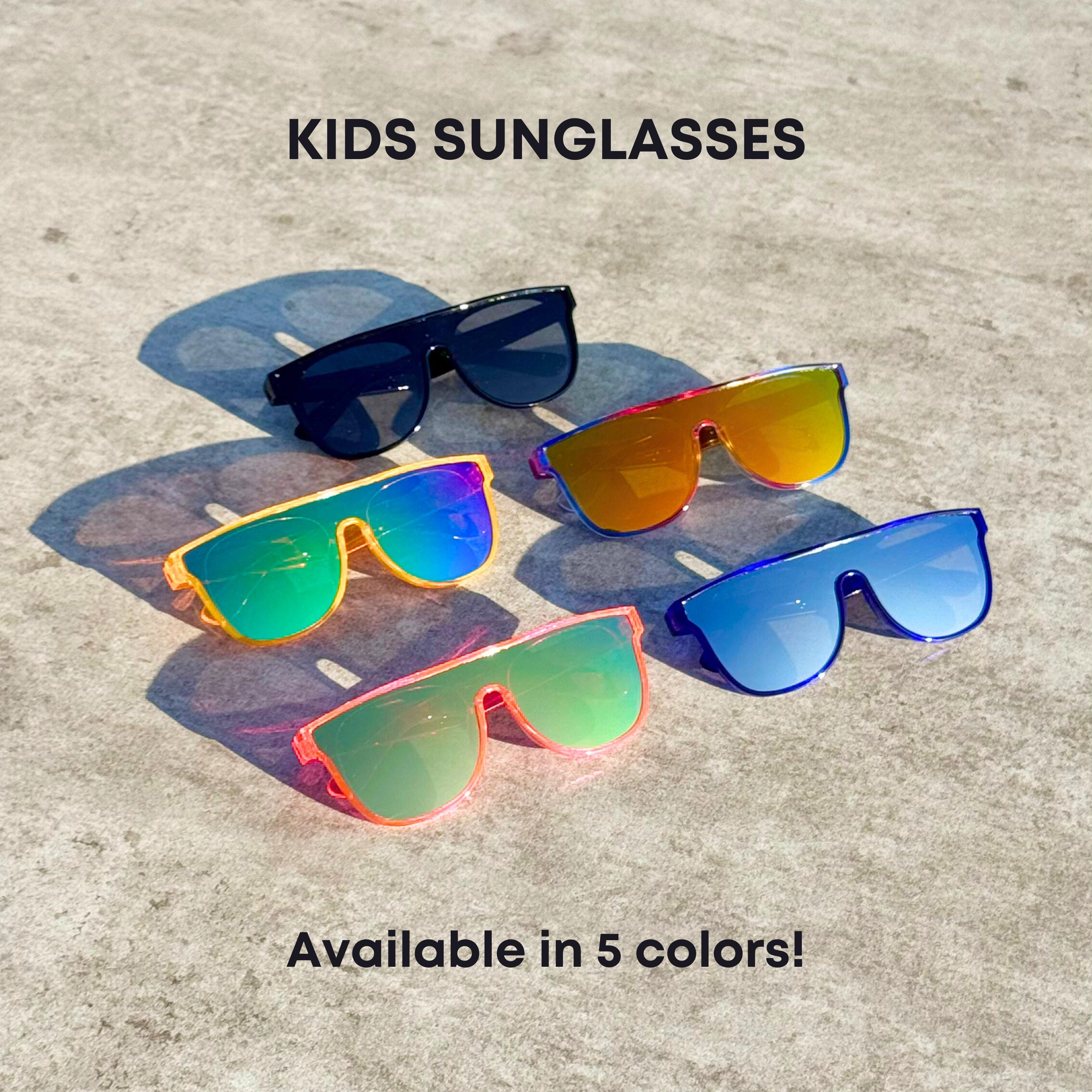 Rainbow Mirrored Sunglasses - Etsy