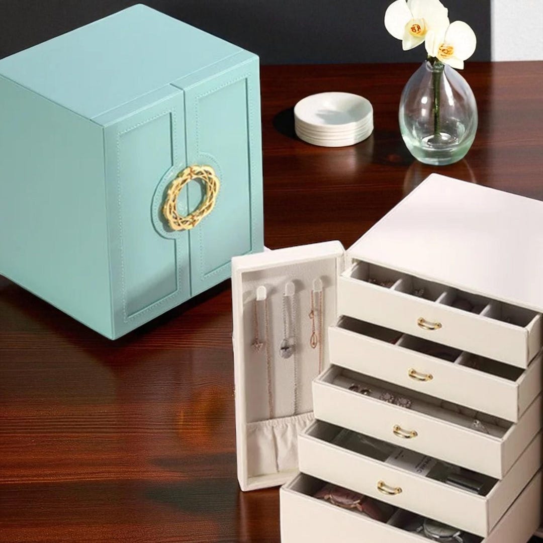 Multiple Earring Box Jewelry Organizer Box in Multiple Colors | Earring Holder Tray ...