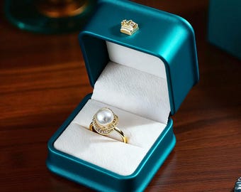 Elegant Ring Box for Engagement & Proposal | Jewelry Ring Holder | Multiple Color Options
