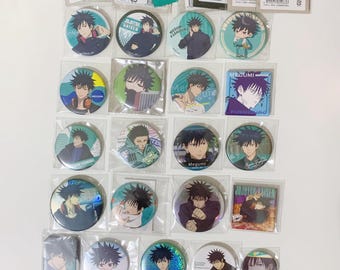 Jujutsu Kaisen Megumi Fushiguro Can Badge Collection (Official Merchandise)