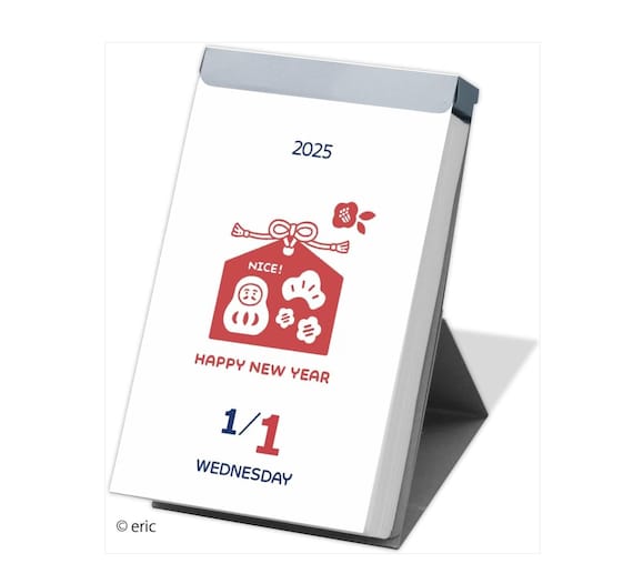 Shinnippon Calendar 2025 Eric Tear-off Daily Life 3.8 X 2.4