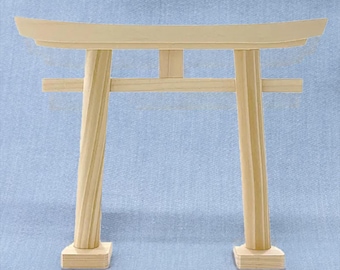 Handmade Wooden Torii Gate: Japanese Shinto Shrine Decor