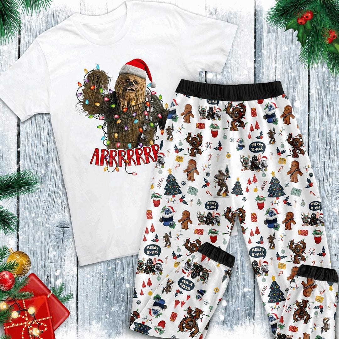 Chewbacca Pajamas Etsy