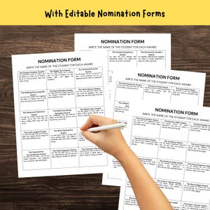 Funny Student Award Certificates: 60 Editable Classroom Superlatives ...