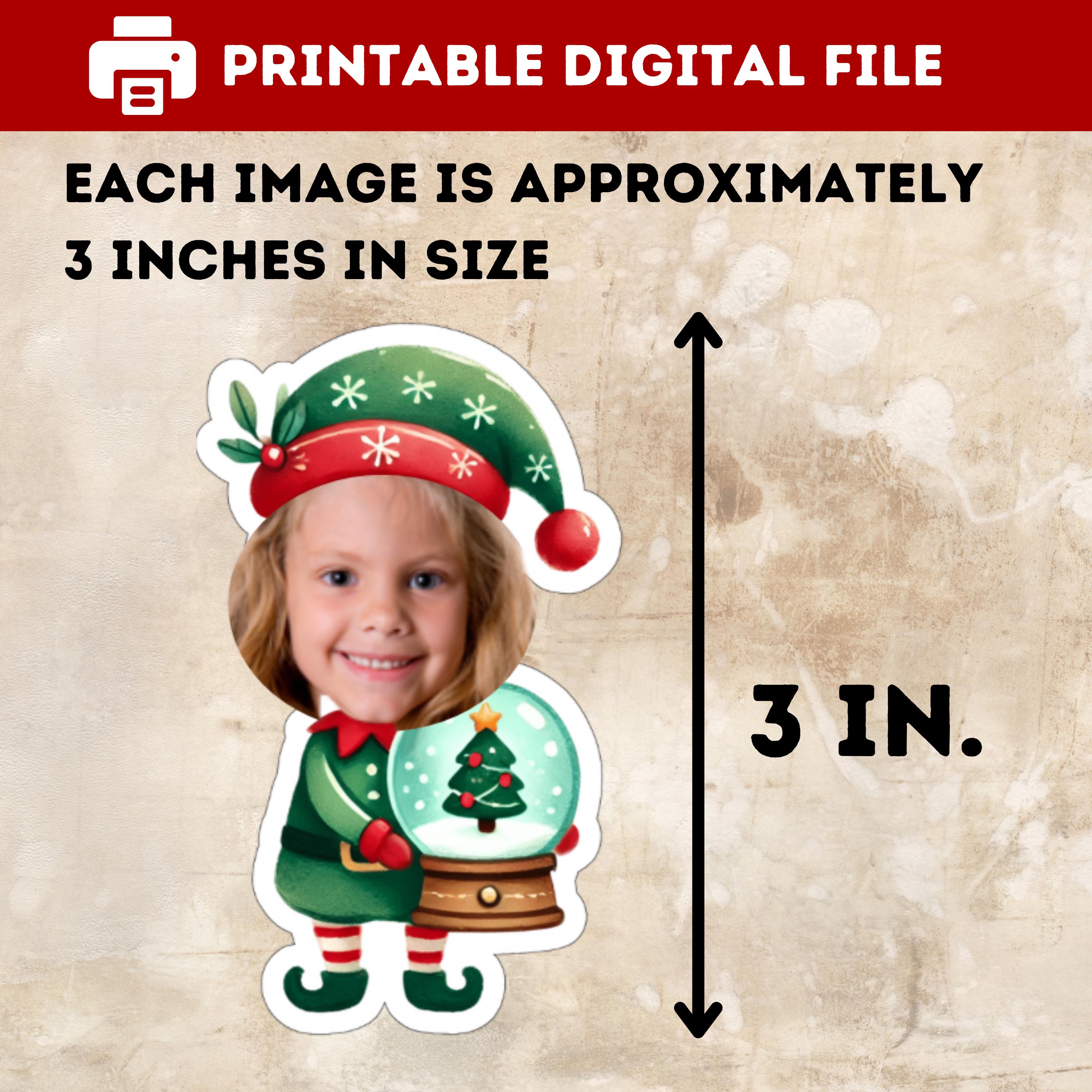 Elf Face Photo Template Editable Canva • DIY Elfed Yourself • Classroom ...