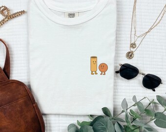 Grappig pastashirt: T-shirt rigatoni en gehaktbal - comfortkleuren