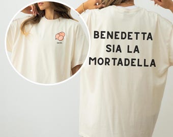 Mortadella T-Shirt: "Benedetta Sia La Mortadella" Italian Tee