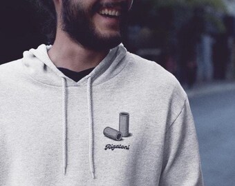 Funny Rigatoni Pasta Hoodie: Foodie Graphic Sweatshirt