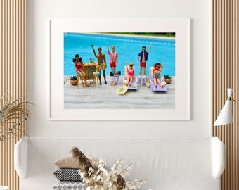 Barbie And Ken Pool Party Fine Art Photograph