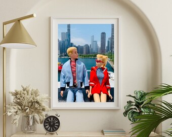 Vintage Barbie and Ken Glance Fine Art Photograph