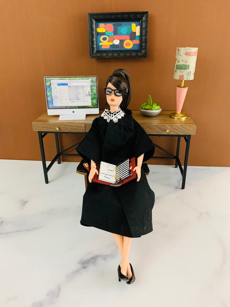 Judge Barbie in honor of RBG Fine Art Photograph image 2