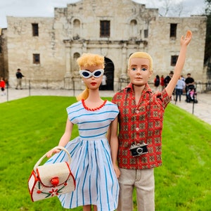 Vintage Barbie and Ken Visit The Alamo image 2