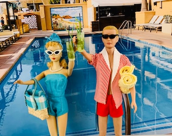Barbie and Ken Have A Pool Day Fine Art Photograph