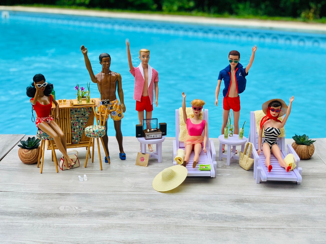 Barbie and Ken Pool Party Fine Art Photograph - Etsy