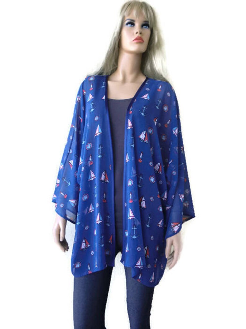 plus size swim kimono