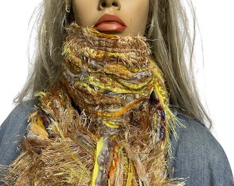 VIRGO RAISING, Ernte colorFringe Schal - 240cm lang