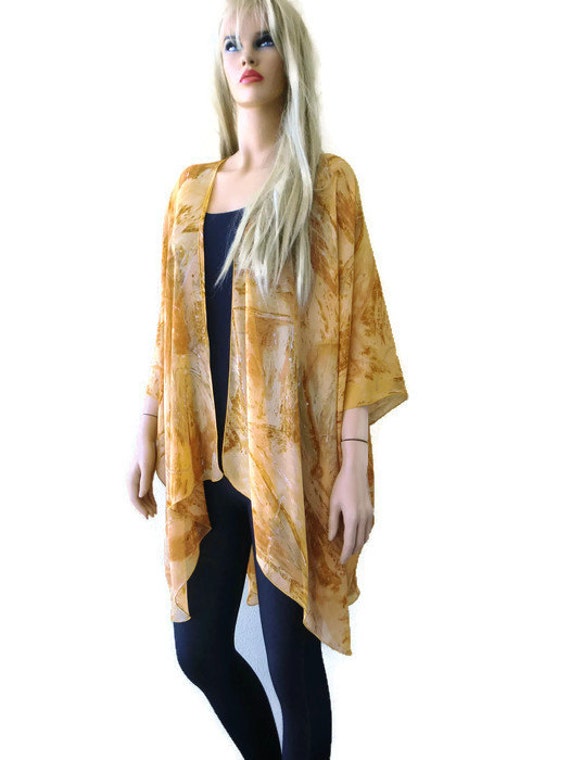 mustard kimono cardigan