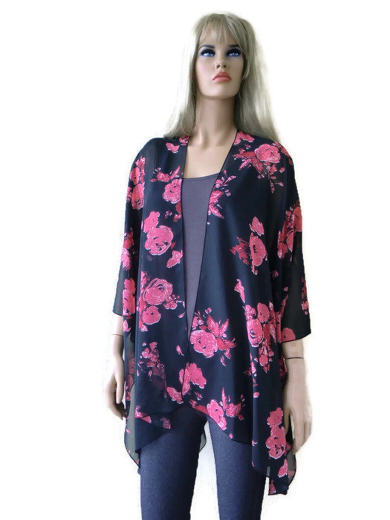 Kimono Cardigan powder Pink Pale Pink With Tiny Etsy