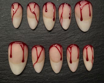 Bloody Press On Nails