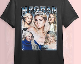 Camiseta gráfica Meghan Trainor: Camiseta unissex de estilo macio para shows FD