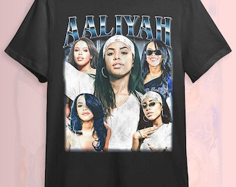 Aaliyah アリーヤ Tシャツ ヴィンテージ 90s R&B hiphop Amazon.com: Aaliyah Vintage 90's T-Shirt Small Black : Clothing