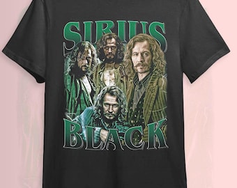 Sirius Black T-Shirt, Wizard Tee, Wizard Unisex Shirt, Magic Fan Gift, Movie Character Top FD