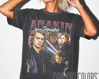 Anakin Skywalker T-Shirt, Star Wars Tee, Star Wars Sweatshirt, Vintage Comfort Colors Shirt, Sci-Fi Movie Shirt, Star Wars Fan Gift FD