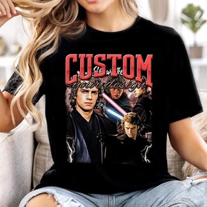 Custom Design Your Tee, Vintage Style Graphic Sweatshirt, Fan Merch Gift