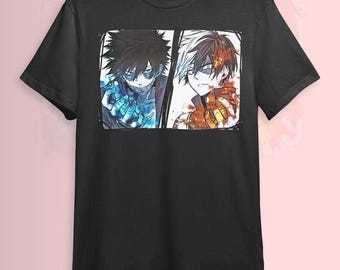 My Hero Academia T-Shirt, Comfort Colors MHA Tee, Dabi & Todoroki Graphic Shirt, Boku No Hero Academia Sweatshirt, Gift For Anime Fan RZ