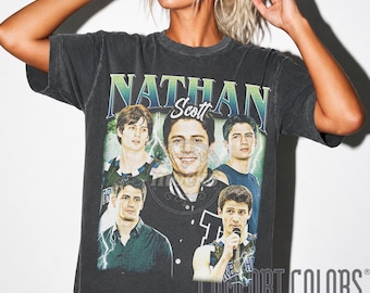 Camiseta de Nathan Scott de One Tree Hill: Camiseta de algodón suave para fans de la serie de televisión FD